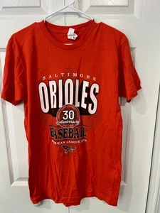 Baltimore Orioles Camden yards 30th Anniversary Orange T Shirt  Medium - Picture 1 of 4