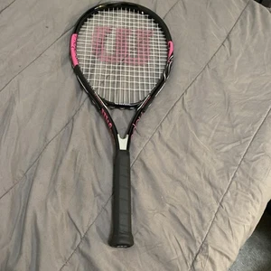 Wilson HOPE Tennis Racquet Black Pink 4 1/4” with out Cover New - Picture 1 of 4