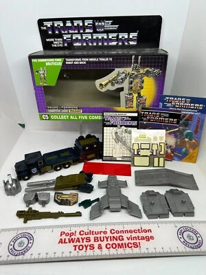Vintage 1986 Hasbro G1 Transformers Combaticon Onslaught Complete In Box Mint - Image 1 of 4