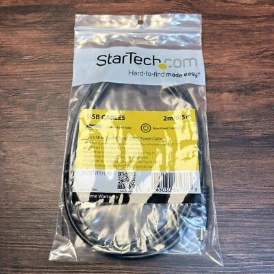 StarTech USB2TYPEH2M 2M (6.5FT) USB to Barrel Type H Cable - Image 1 of 4