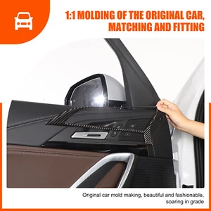 Car Interior Door Handle Frame Sticker Trim For BMW X1 X2 U11 2023-2024 Carbon - Picture 1 of 12