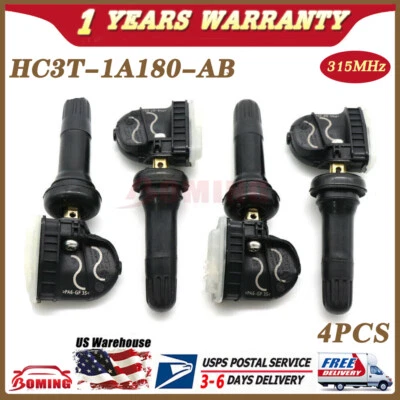 4x SENSOR TPMS PRESIÓN NEUMÁTICOS HC3T-1A180-AB nuevo para FORD F-250 SUPER DUTY FUSION Foto 1 de 4