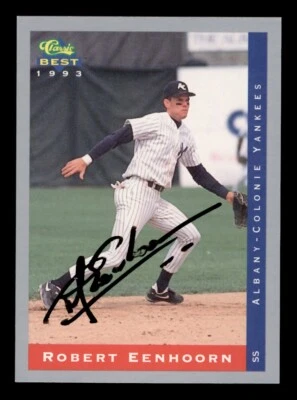 SIGNED 1993 CLASSIC BEST #68 ROBERT EENHOORN AUTOGRAPH ALBANY-COLONIE YANKEES - Image 1 of 2