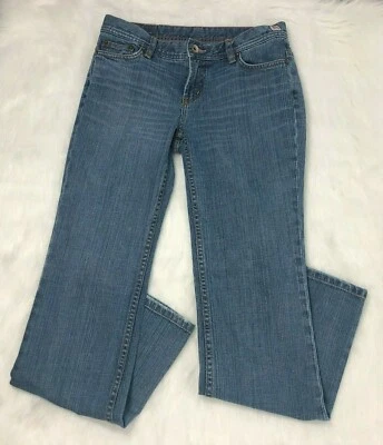 X2 Denim Laboratory Jeans Flare Leg Low Rise Blue Womens Size 2 Short - Image 1 of 4