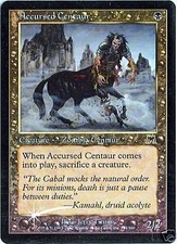 MTG - Onslaught - Accursed Centaur - 2X - Foil - NM