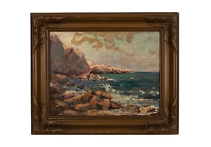 Emile Adet (American, b.1868) Original Oil Painting Signed Dated 1912 - Picture 1 of 12