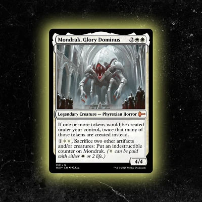 Mondrak, Glory Dominus - Custom Magic: The Gathering Card - High-Quality - Image 1 of 4