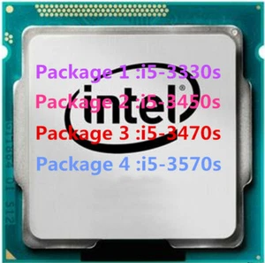 Intel Core i5-3330S i5-3450S i5-3470S i5-3570S CPU Quad-Core LGA1155 Processors - Picture 1 of 5