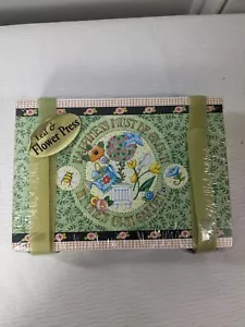 Vintage Mary Engelbreit Leaf & Flower Press Happiness Must be Grown New/sealed - Picture 1 of 5