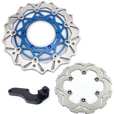 For Yamaha Oversize Brake Discs Rotors Bracket YZ450F YZ250F WR250F WR450F YZ250 - Image 1 of 4