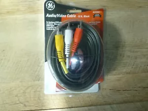 GE Audio Video Composite Kabel 12 Fuß #AV23267 Neu in Verpackung. - Bild 1 von 2