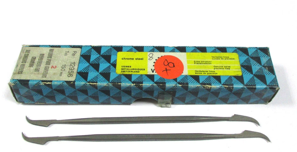 8 Grobet Swiss Vallorbe Präzisions Riffelfeilen L=150 SH-2 Nr. 12956 Neu H15439 - Bild 1 von 1