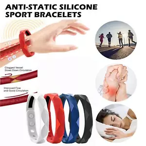 RedUp Far Infrared Negative Ions Wristband Static Silicone Sport Bracelets NICE - Bild 1 von 14