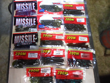 Lot of over 150 Zoom Ole Monster & Mag Worms, Missle & Yum in Original Packages