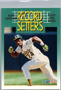 1992 Fleer #681 Rickey Henderson Excellent