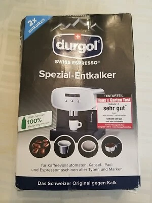 Durgol Swiss Espresso Descalcificador Especial, 1 Pack, 2 x 125 ml Foto 1 de 3