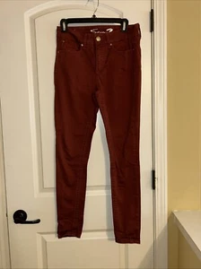 Seven Brown Tummyless High Rise Skinny Size 6 Cotton Blend Jeans  - Picture 1 of 5