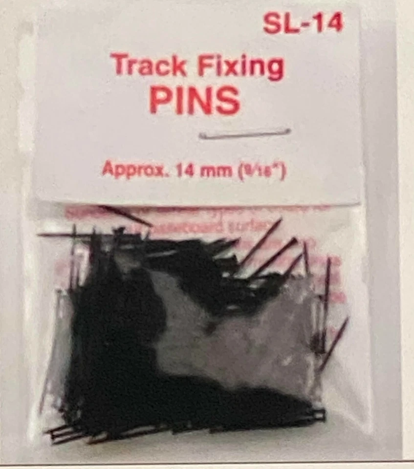 PECO SL-14 pasadores de fijación de orugas / clavos metal ennegrecido aprox 9/16" Foto 1 de 1