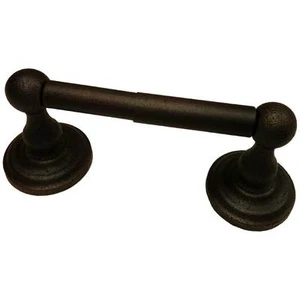 Rustic Oil Rubbed Bronze Sandcast Style Toilet Paper Holder - Picture 1 of 1