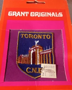 Vintage Toronto C.N.E Patch Grant Emblems - Picture 1 of 3