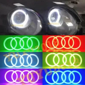 Anillo halo LED RGB Bluetooth para Bentley Continental Flying Spur GT GTC 03-10 DRL - Imagen 1 de 18