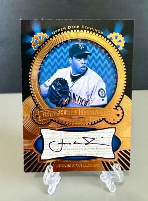 2004 Upper Deck Etchings Etched in Time Auto /1325 Джером Уильямс #ET-JW Auto - Изображение 1 из 2