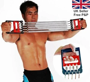 5 Spring Chest Expander Exercise Puller Muscle Stretcher Training Home Pull Gym - Picture 1 of 11
