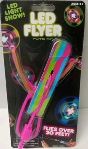 Big Time Toys LED Light Show LED Boomerang Flying Toy New Pink - Picture 1 of 2