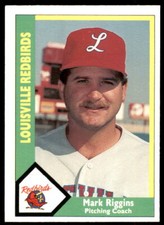 1990 CMC Louisville Redbirds  Mark Riggins #28