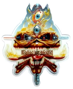 EX/EX Iron Maiden The Clairvoyant Shaped Vinyl Picture Disc EMP 79 1988 - Picture 1 of 2