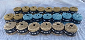 LOT 22 NEW S CHARLES STELLA CELINE YARN SKEINS METALLIC 3 COLORS SILK METALLIC - Picture 1 of 9