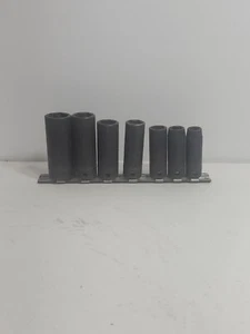 Snap On SIMF 6 point SAE 3/8" Drive 7 Piece Deep Impact Socket Set 3/8" - 3/4" - Bild 1 von 3