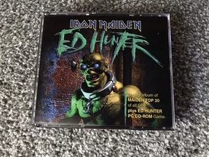 Iron Maiden Cd Ed Hunter Plus Cd Rom Game 1999 3 Discs VG+ Condition - Foto 1 di 8