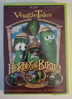 VeggieTales - Heroes of the Bible: Lions, Shepherds and Queens, Vol 1 DVD 2002 - Image 1 of 4