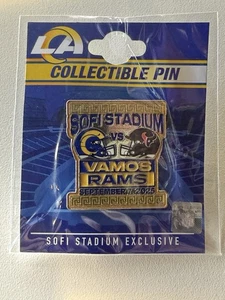 2025 Los Angeles Rams vs. Houston TEXANS Game Day Pin 9/07/2025 NEW ๐ฅ๐ฅ๐ฅ - Picture 1 of 1