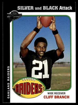 2004 Topps Fan Favorites Cliff Branch #6 Oakland Raiders - Image 1 of 2