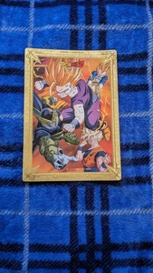 Tarjeta dorada Dragon Ball Jumbo Carddass rara 1993 de colección - Imagen 1 de 2