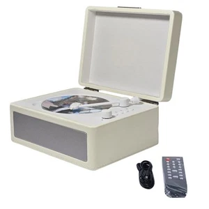 Portable Bluetooth Speaker, Multi-Functional Reprodutor CD Retro, Record4725 - Foto 1 di 10