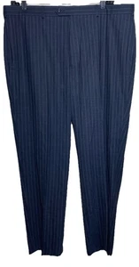 Brooks Brothers 38x30 Pen Stripe Madison 100% Wool Mens Dress Pants Brookscool - Picture 1 of 8