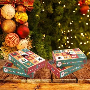 5PCS/set 12 Grids Christmas Empty Blind Box DIY Package Cases Best Surprise L8H0 - Picture 1 of 13