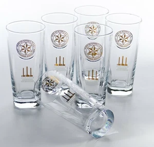 6 x Estrella Galicia Bier Brauerei Becher Tumbler Schriftdruck und Logo 7906 - Picture 1 of 5