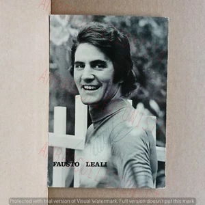 Cartolina Cantante Fausto Leali - Autografo originale su Cartolina d'epoca - Picture 1 of 3