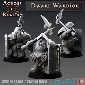 Dwarf Warrior/Mordheim/Dungeons and Dragons/Across the Realm - Foto 1 di 1