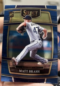 2022 Panini Select Matt Brash Rookie Concourse Retail Blue #1 Seattle RC
