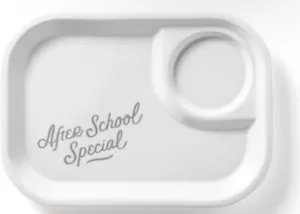 After School Special Keramik Serviertablett aus Messing Affe weiß - Bild 1 von 7