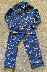 Nick & Nora Kid’s Pajamas Set Size 5T : Monkey   print - Picture 1 of 6