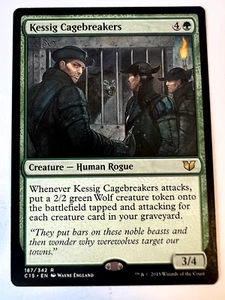 MTG Magic The Gathering Commander 2015 Kessig Cagebreakers Rare LP - Picture 1 of 2