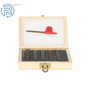 5× 3/8" Carbide Inserts Indexable Turning Tool Holder Tool Bit Kit For Lathe - Picture 1 of 11