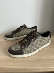 Gucci GG Brooklyn Canvas Supreme Leder Sneaker 323793 - Bild 1 von 11