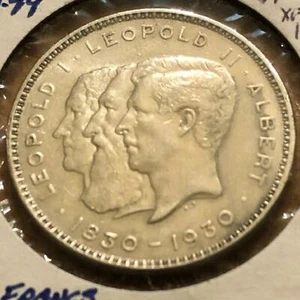 1930 BELGIUM 10 FRANCS COIN, KM-99, FREE SHIPPING - Picture 1 of 2